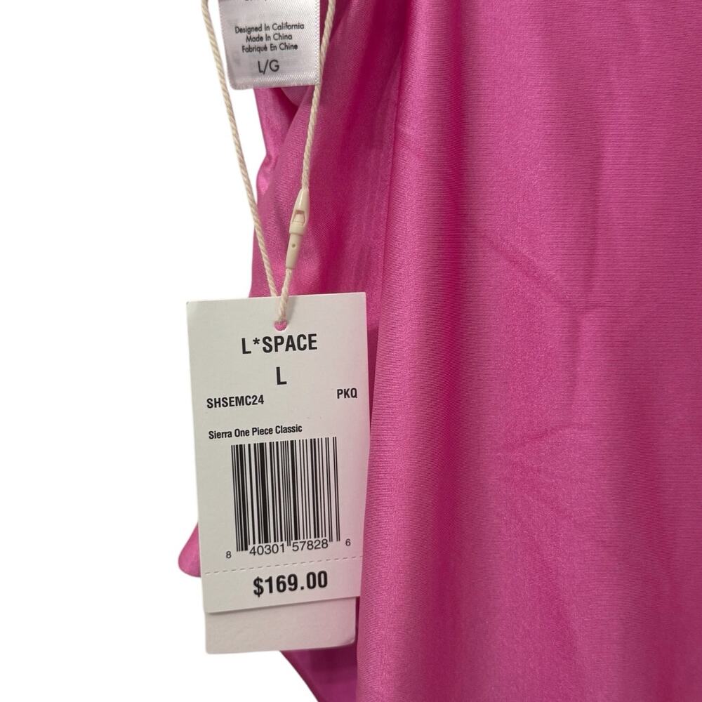 NWT! L*Space Sierra One-Piece Rose Swimsuit in Pink Quartz - Large (MSRP $169) - Picture 10 of 11